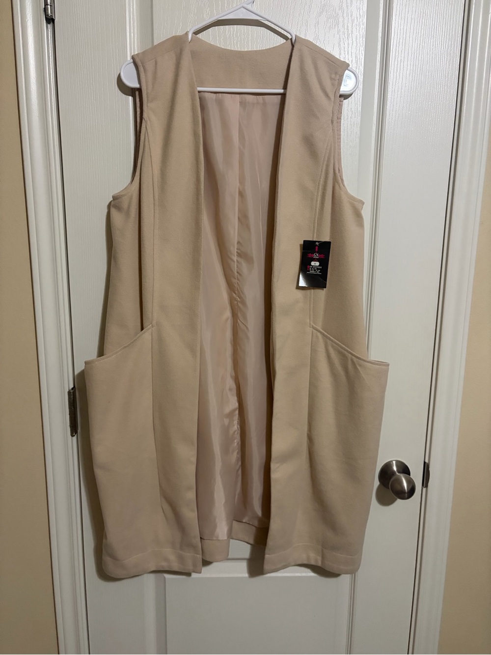 & Other Stories Beige Sleeveless Long Vest